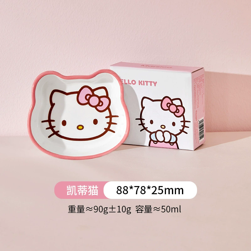 Набор посуды Sanrio с тарелкой Meile Catty, миска Katie, керамическая