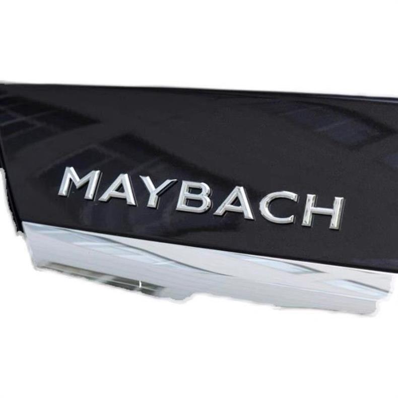 Suitable for Mercedes-Benz Maybach S450 S680 car emblems, S-Class Maybach modified rear emblems, side emblems, and letter emblems