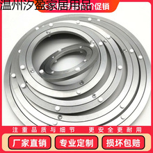 消音铝合金转盘机械机器设备旋转底坐五金360度展柜展示餐桌转盘