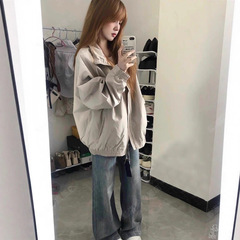 外套女春秋季2025新款学生韩版宽松小个子薄款工装休闲夹克ins潮