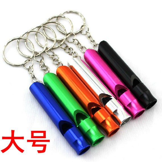 5A11 grandes suministros al aire libre silbato de aleación de aluminio silbato de supervivencia silbato