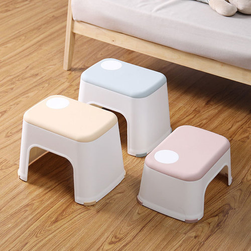 Sun Xiaomei children's stool plastic simple home living room bathroom children's square stool bench high stool foot chair stool