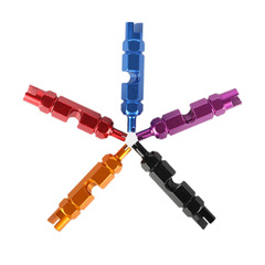 Wholesale mountain bike valve core wrench extension disassembly installation tool tire valve core adapter