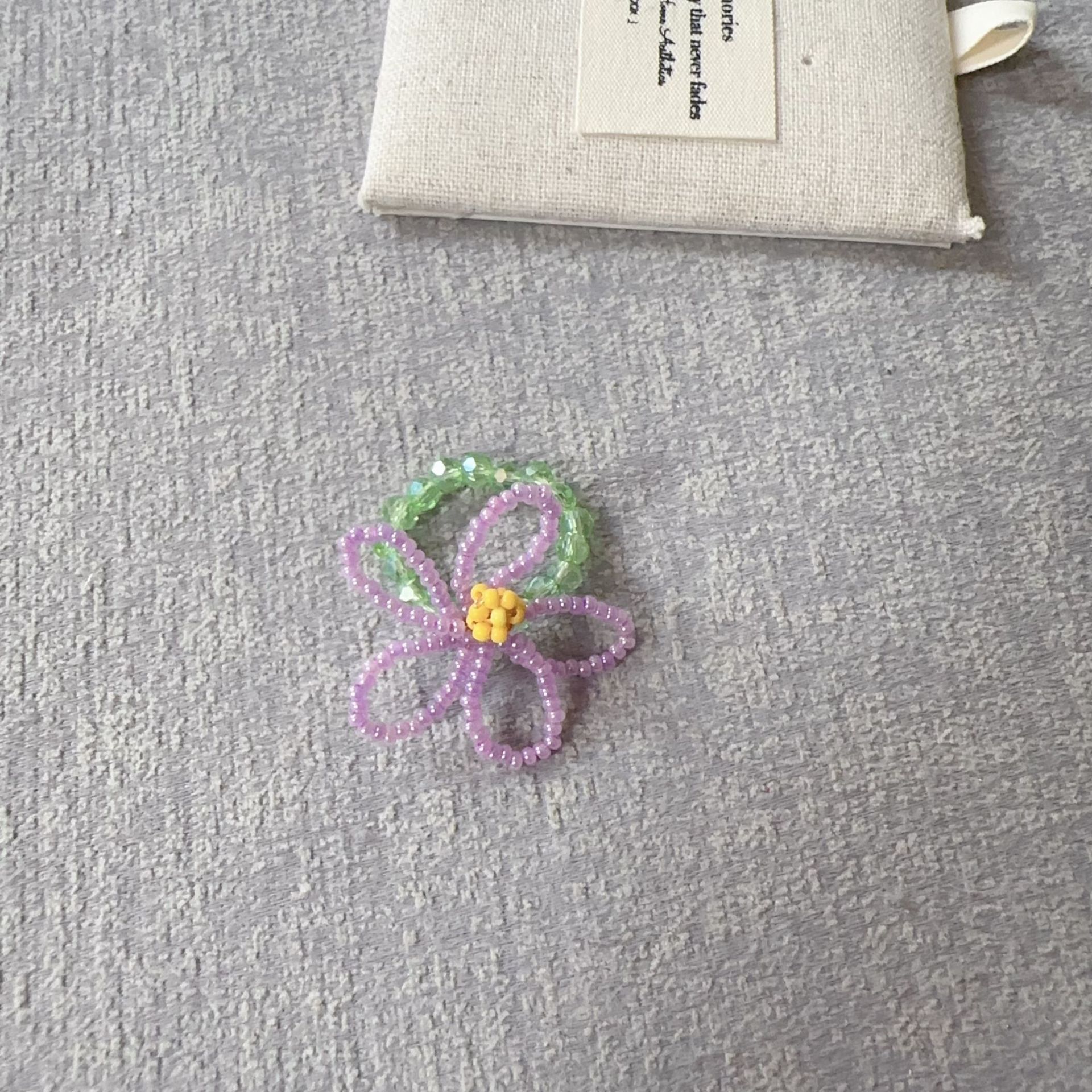 Green Purple Flower