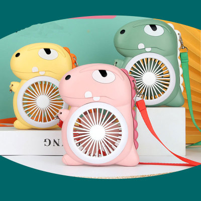 小风扇  新款随身卡通可爱带灯usb充电学生桌面口袋风扇|ms