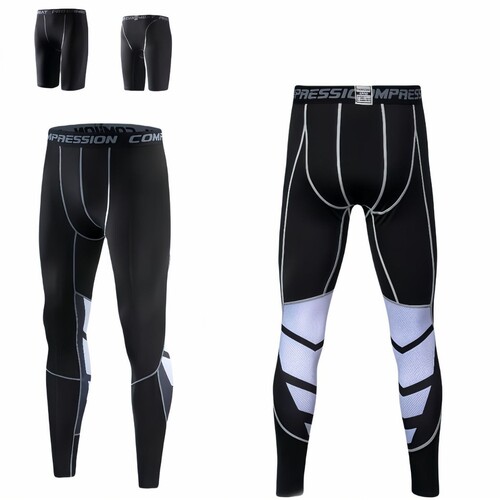 Men's Summer Running Shorts, Quick-Dry Sports Shorts for Fitness, Running, Basketball, Volleyball Training, Compression Leggings