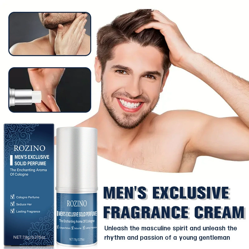 [Трансграничная] дезодорант-одеколон rozino для мужчин и женщин с длительным ароматом, портативный твердый парфюм, портативный дезодорант