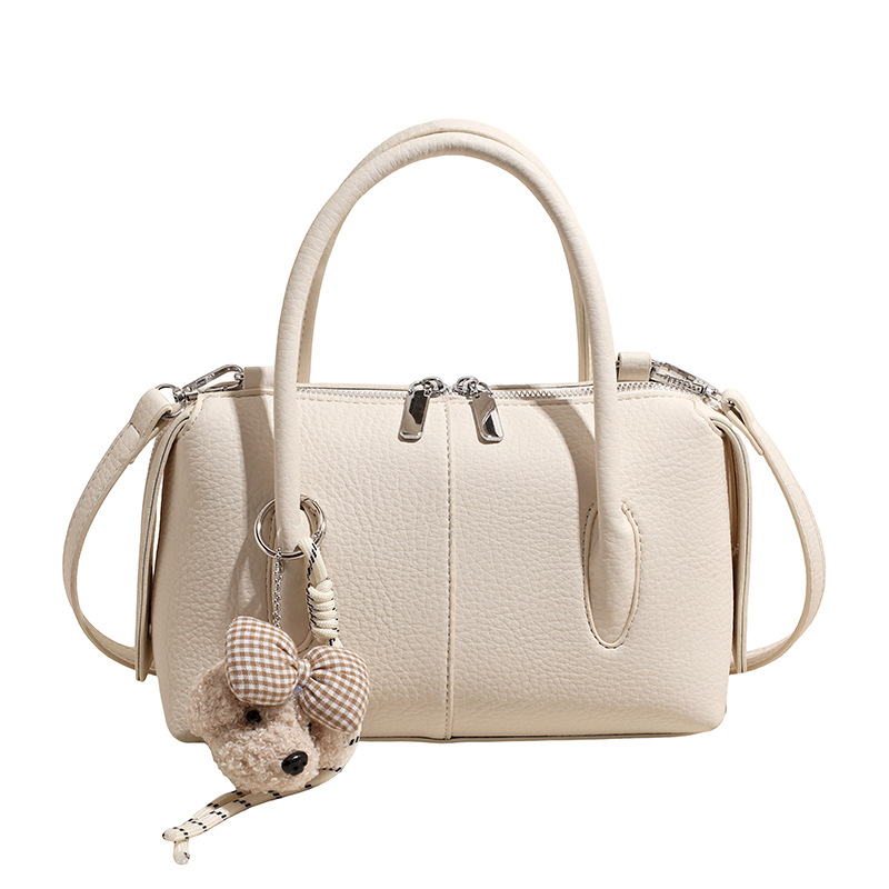 2026 comercio exterior nuevo estilo lichi estampado moda versátil bolso de mano mano mano alta sensación de lujo ligero ocio mochila de viaje