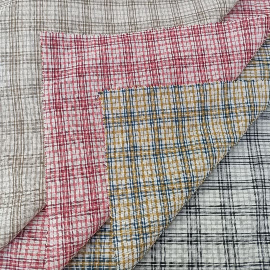 色织格子 春夏秋新款格子布 时装女装休闲装面料 童装面料