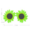 Glasses solar-powered for adults, children's funny evening dress, decorations suitable for photo sessions, props, sunflower, flowered