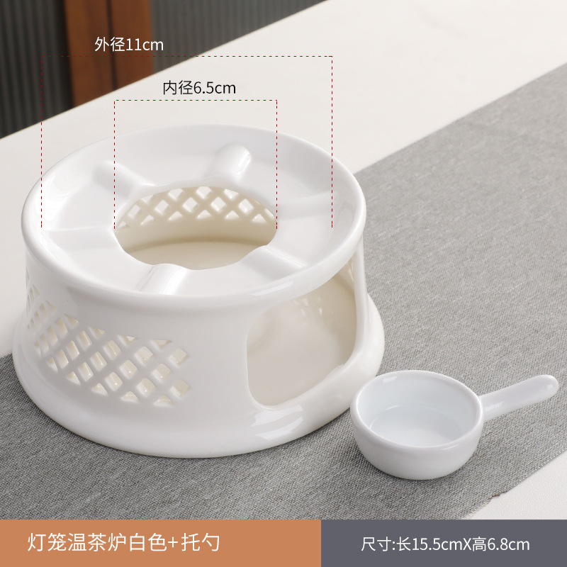 Directo de fábrica de té de la vela calentador de cerámica de la preservación del calor del hogar calefacción calentador de té restaurante Hotel calentador de té