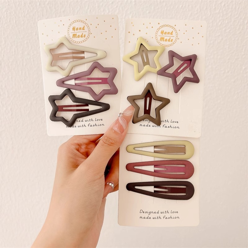 Meilad clip para el cabello para mujeres 2025 nuevo red lateral bang clip para el cabello frente clip para el cabello BB clip para el cabello