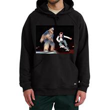 D 73000 Oversized Hoodie with Arrow Print ��ͷӡ������