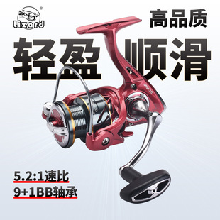Comelon Luya Round Black Pit Bass Competitive Micro 2500 Round Rock Fishing Wheel Oblique Mouth Shallow Wire Cup Spinning Wheel Fishing Wheel