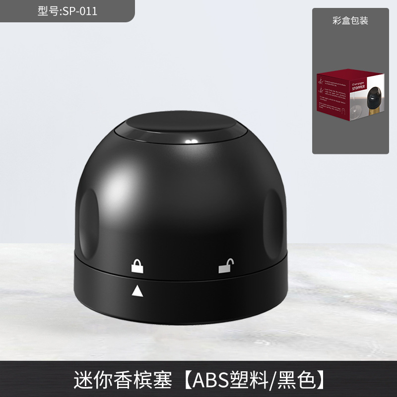 Directo de fábrica de champán tapón de sellado de streaming en vivo regalo de mano mini silicona vino espumoso tapón de champán tapón de sellado