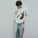 ERD CRAZY Melancholy Rich Second Generation Niche Trendy Brand American Summer Pure Cotton Loose Men's Couple's Short Sleeve T-Shirt