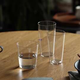 日式手工玻璃杯冷饮杯冰咖啡杯鸡尾酒杯薄底水杯