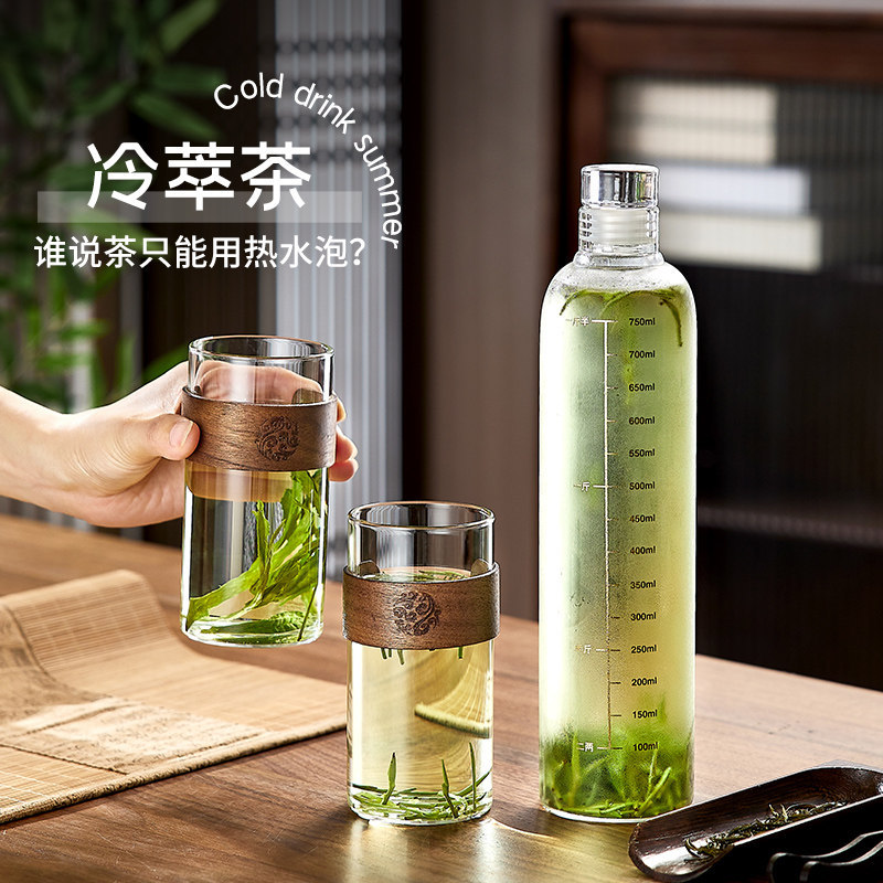 Бутылка Green apple для холодного чая 500 мл