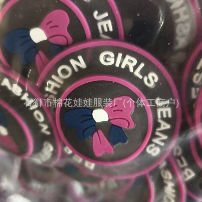 Spot Luminous Plastic Label Lamp Shell Cartoon Luminous Ghost Angel Kuromi Resin Clothing Shoes and Hats Textile Accessories