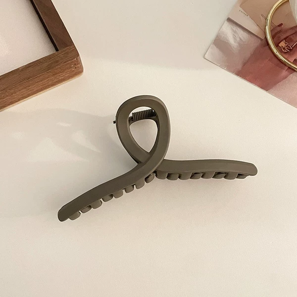 ❣15#Light coffee and word clip 13CM❣