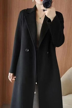 年秋冬新款双面羊绒大衣女加厚洋气羊绒外套