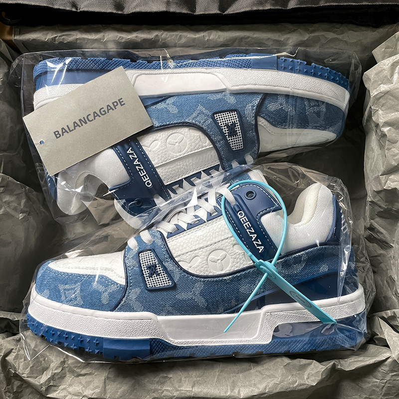 Putian Genuine 2025 Summer New Versatile Trendy Shoes Thick-Soled Sneakers Casual Breathable Sports Trendy Shoes