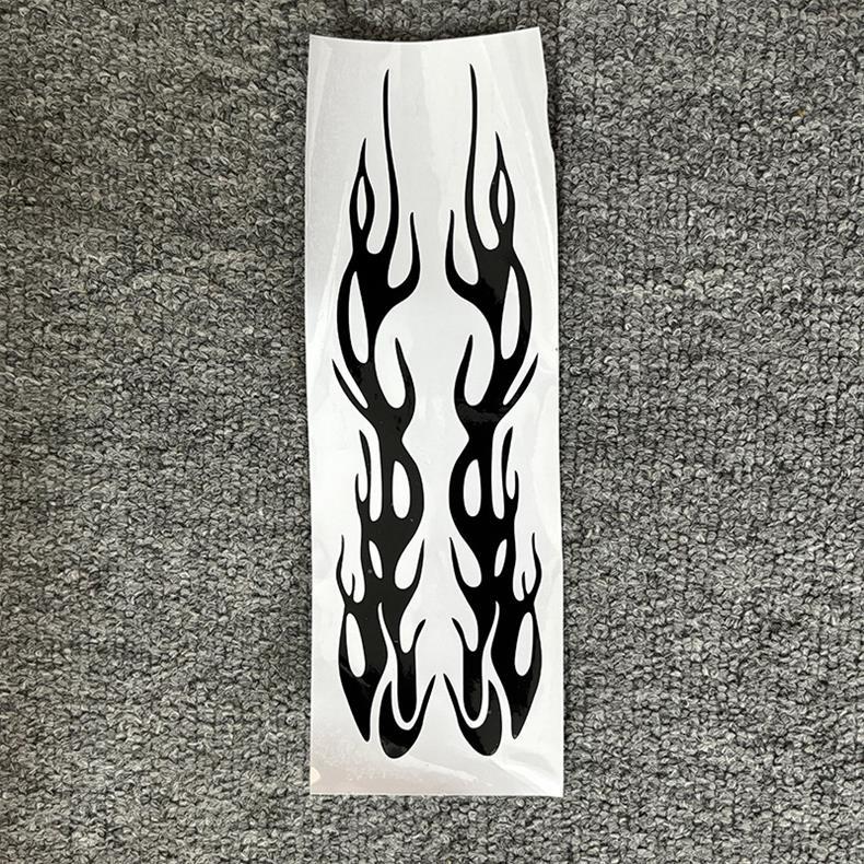 Reflective Colorful Flame Fire Strips Modified Decoration Motorcycle Electric Body Car Scratch Stickers_voghion.com