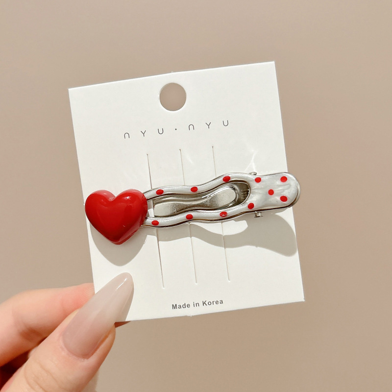 Clip de cabello de flor de leopardo para mujeres clip de cabello de alto nivel frente clip de frangeo 2025 nuevo clip lateral clip de cabello toque