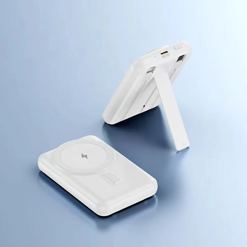 Fabricante de carga de gran capacidad puede cargar cuatro unidades al mismo tiempo con su propio soporte de carga magnética 10000 mAh carga rápida