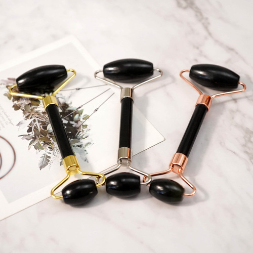 Beauty facial care massage jade beauty device, Xiuyan jade massage roller equipment, Tourmaline roller massage stick