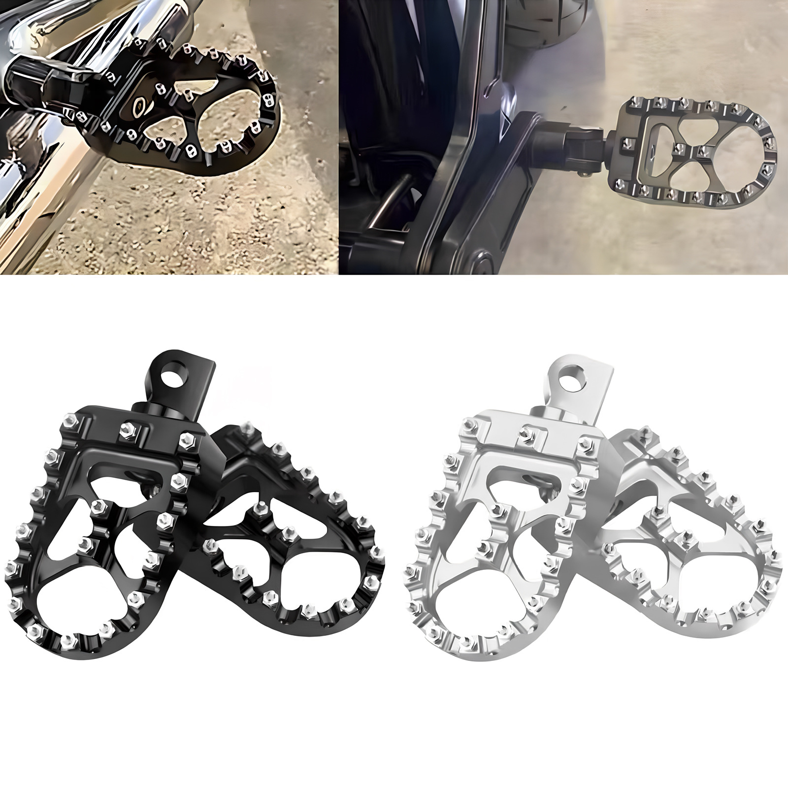 Suitable for Harley Sportster 883 Xl1200 X48 Dyna Softail Series Modified Front and Rear Pedals