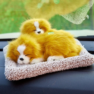 Interior Decorations — Car ornaments - golden-dog-parent-child