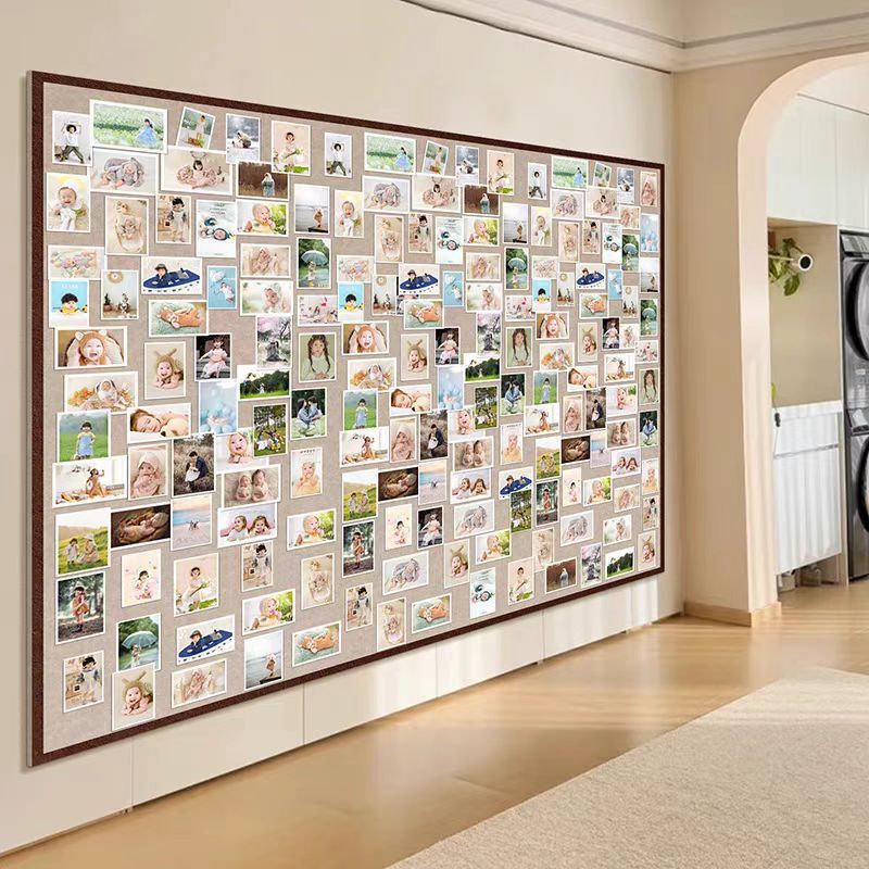 Little Red Book Same Style Ins Punch-Free Felt Board Photo Wall Bedroom Wall Decoration DIY Nailable Background Wall