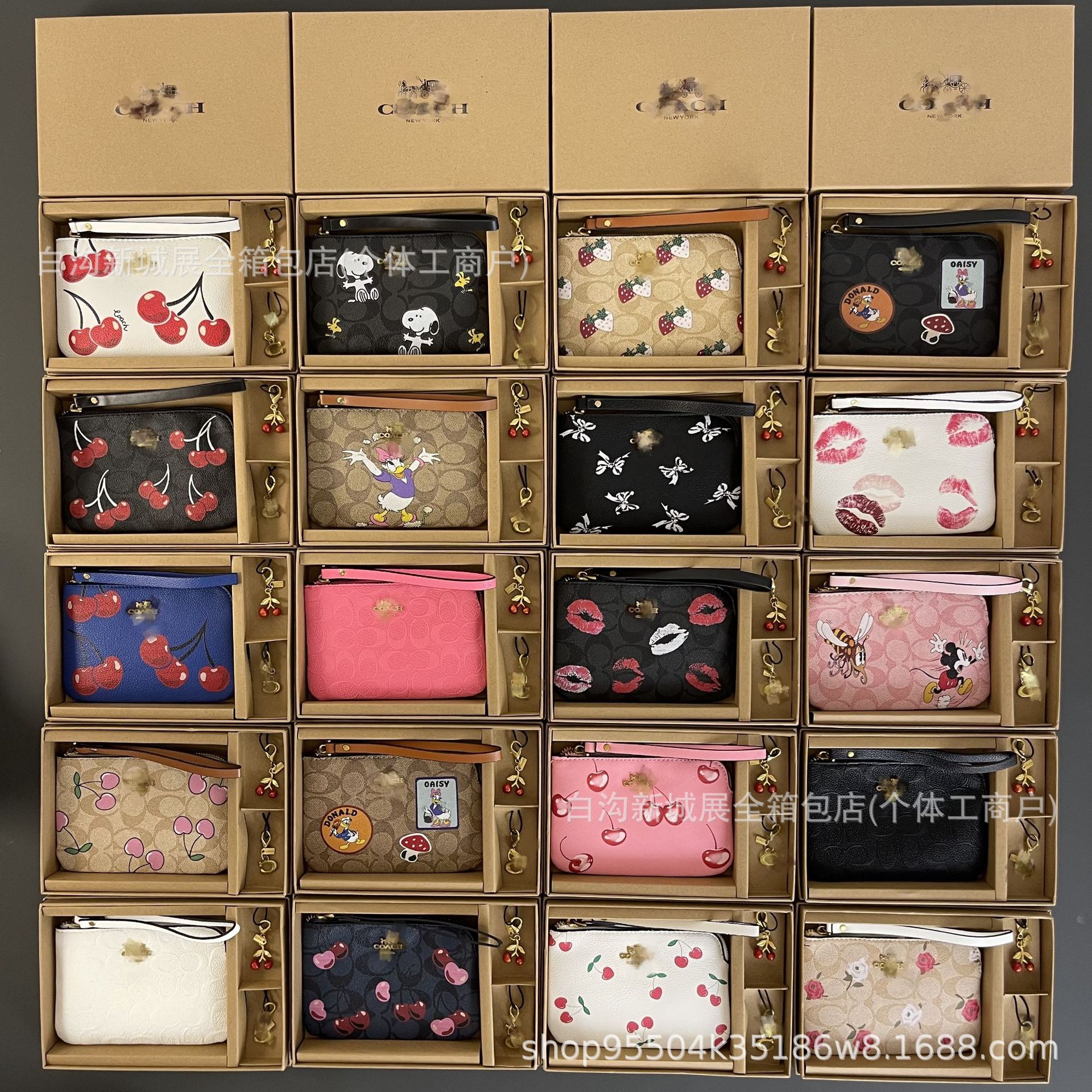 Cross-border C Home Wallet nueva dama alta sensación de mariposa de flores cortas bolsa de tarjetas con cremallera bolsa de cambio de mujer