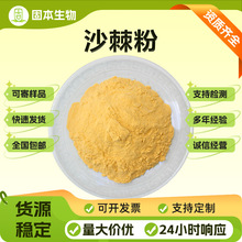 沙棘粉水溶沙棘果粉沙棘浓缩汁粉沙棘冻干粉沙棘果原浆粉现货包邮
