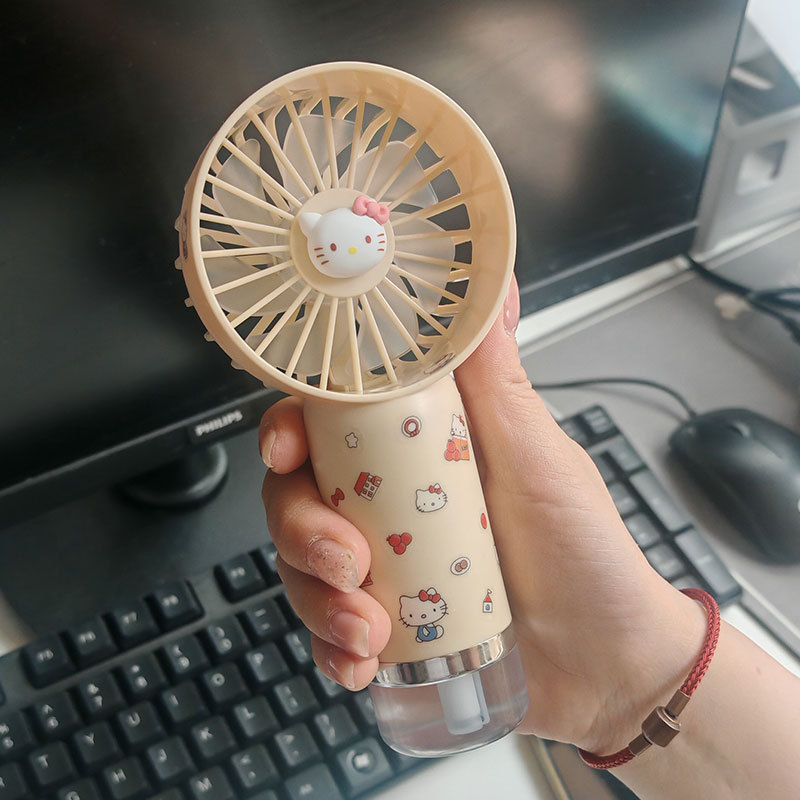 Yellow air fan, spray, print