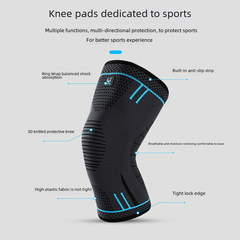 Vilico Summer Outdoor Sports Cycling Football Basketball Knitting Knee Pads 3D Surrounding Breathable Comfortable Anti-Slip Protective Gear