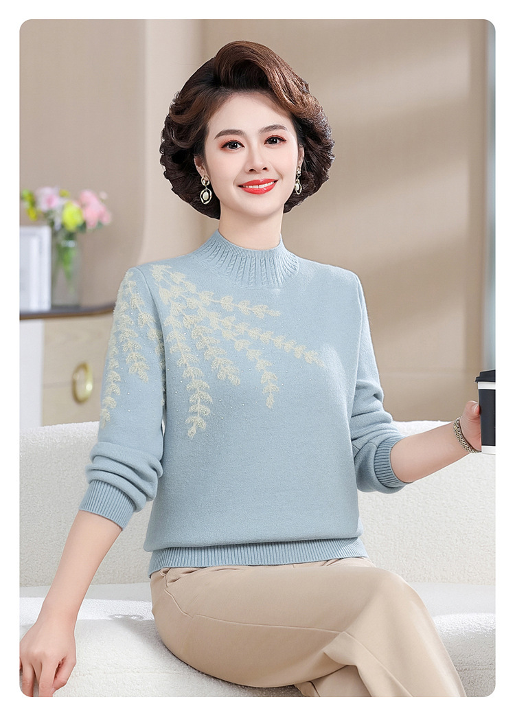 E5911 790K ÁO LEN NỮ TAIRYA MÙA XUÂN THU ĐÔNG TRUNG NIÊN DÀY ẤM THỜI TRANG NỮ G02 SẢN PHẨM MỚI