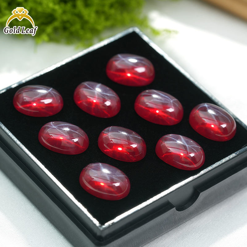 Directly Supplied from the Manufacturer: Starlight Ruby, Sapphire, Starlight Stone, Loose Stone, Main Stone for Rings, Accessories, Jewelry Inlays, and Stone Components