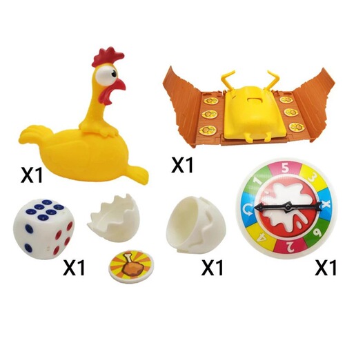 Squawk Chicken Game Cross-Border Children's Funny Prank Egg-Laying Chicken Novelty Desk Interaction Game