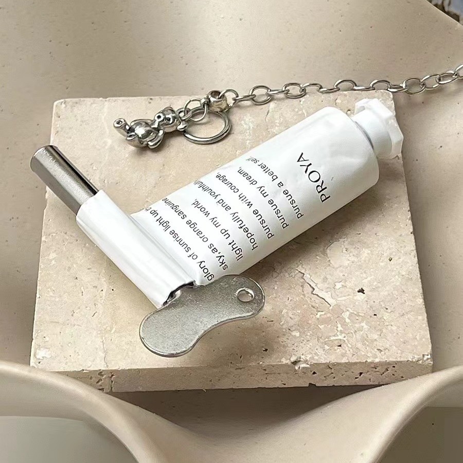 Toothpaste Squeezer Key Manual Metal Dispenser For Bathroom_voghion.com