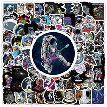 103张宇航员贴纸卡通涂鸦太空月球贴画笔记本行李箱滑板防水装饰