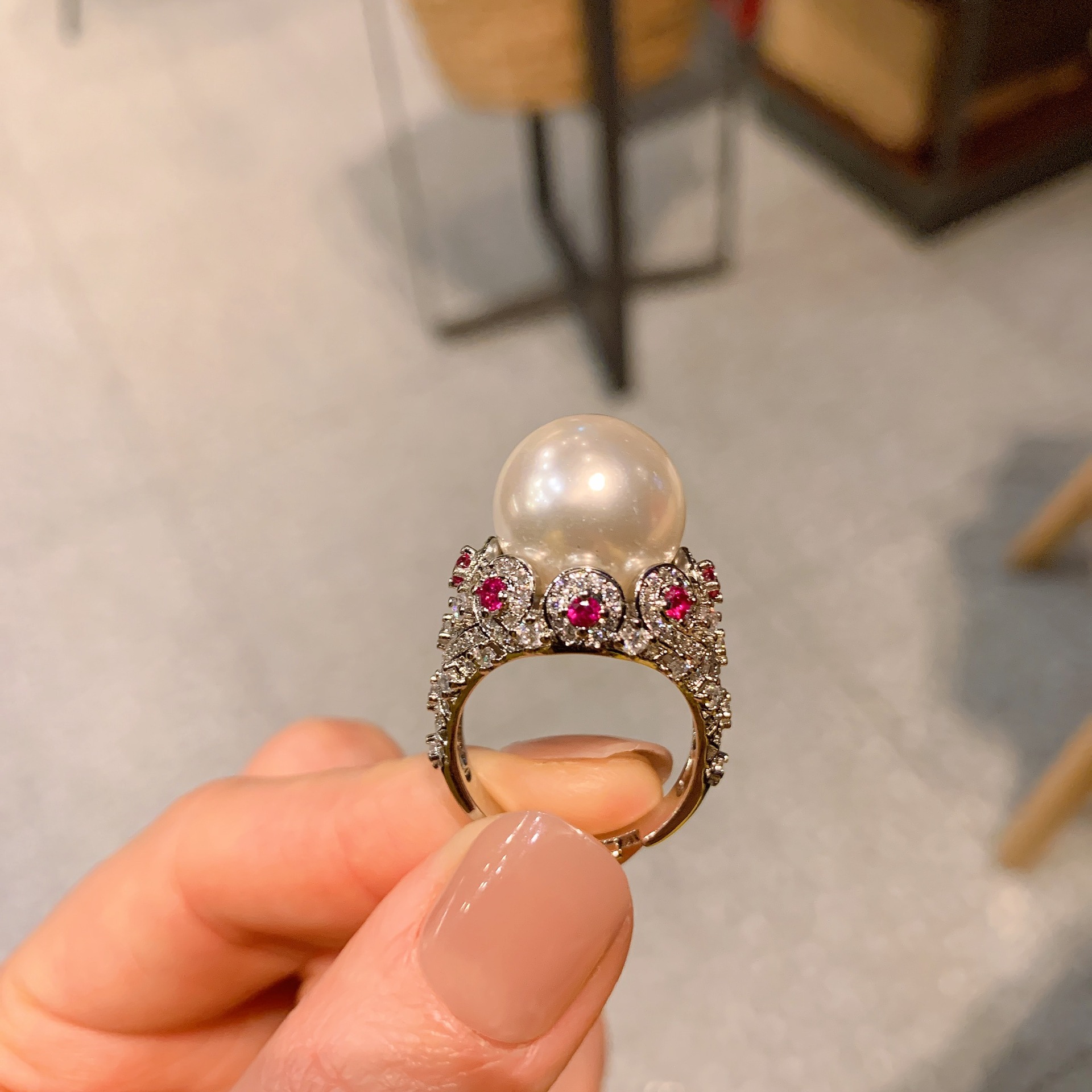 Simple Style Flower Copper Inlay Zircon Rings 1 Piece