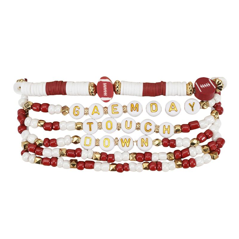 Amazon Cross-Border New Sports Seed Bead Bracelet Hong Kong Style Couple Stacked Beaded Bracelet Friendship Commemorative Gift Amazon Cross-Border New Sports Seed Bead Bracelet Hong Kong Style Couple Stacked Beaded Bracelet Friendship Commemorative Gift