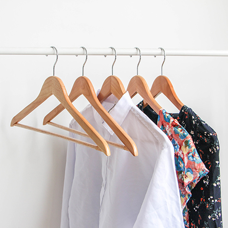 팔각형 나무 44.5cm 옷걸이