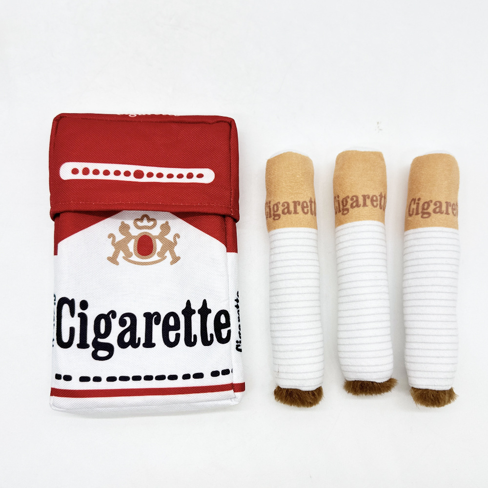 Productos para mascotas transfronterizos con cajas de cigarrillos, juguetes de voz para perros, juguetes para perros, mascotas, juguetes para perros, mascotas, mascotas