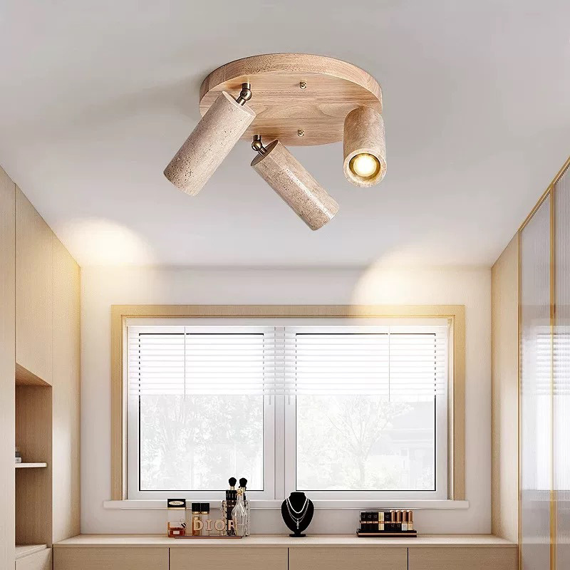 日本製 LED メインライトなしイエロークォーツストーン通路エントランスシーリングランプ中古ヴィンテージ回転可能な表面実装スポットライト