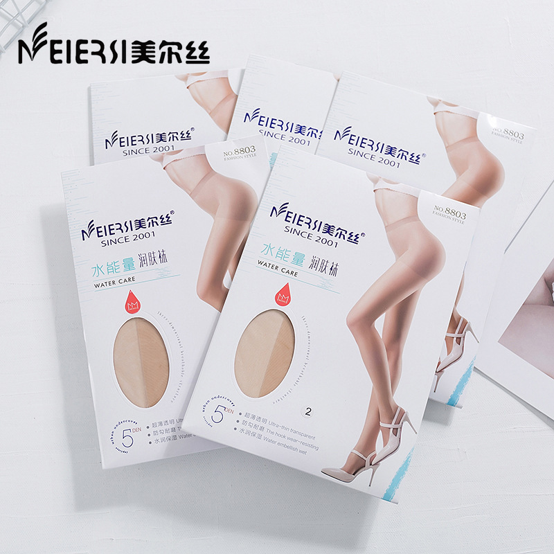 Meiers Genuine Pantyhose 5D Ultra-Thin Toe Transparent Water Energy Moisturizing Socks Anti-Snag Invisible Stockings 8803 Meiers Genuine Pantyhose 5D Ultra-Thin Toe Transparent Water Energy Moisturizing Socks Anti-Snag Invisible Stockings 8803
