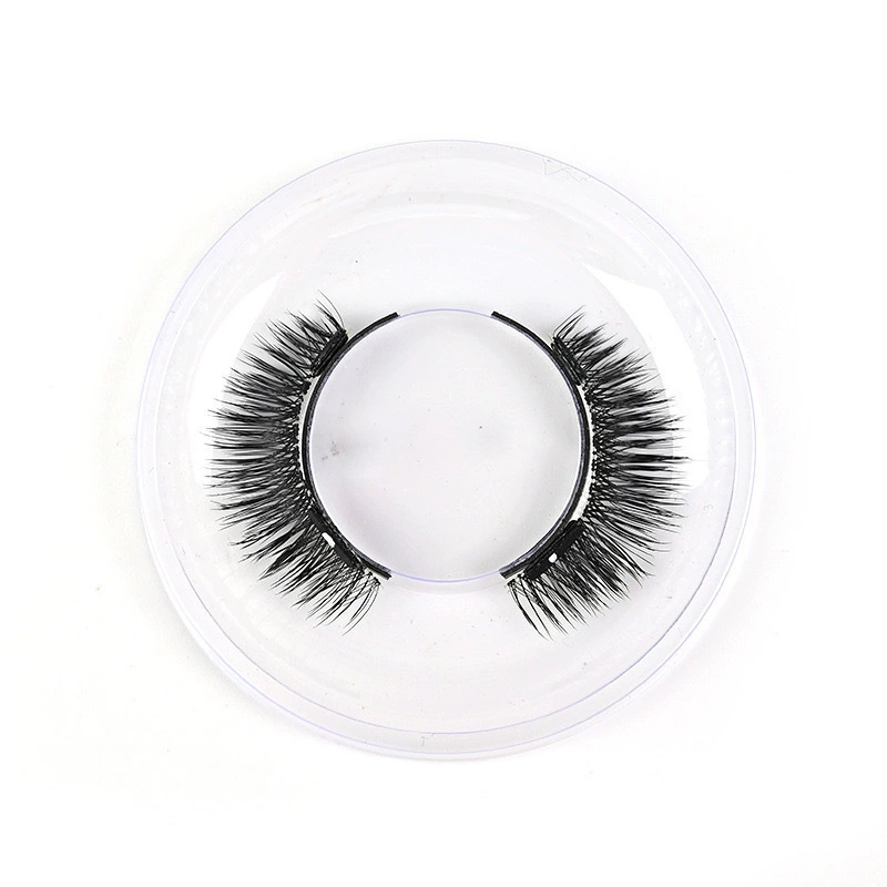 False eyelashes solar-powered, transparent magnetic glue, without glue