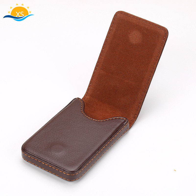 Estuche para tarjetas de visita magnéticas de cuero de estilo vertical Estuche para tarjetas Estuche para tarjetas Estuche para tarjetas de visita de empresa Estuche para tarjetas de regalo de empresa